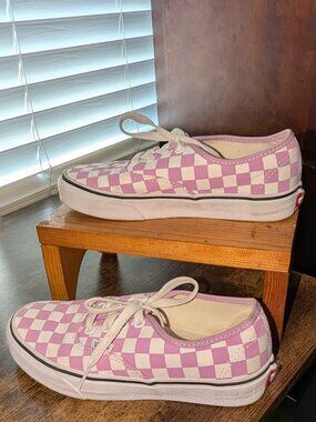 Vans Authentic Checkerboard in Pink